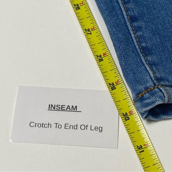 Kenneth Cole Athletic Fit - Stretch Light Blue Wash Denim Jeans Men's Size 34x32 - Picture 10 of 16